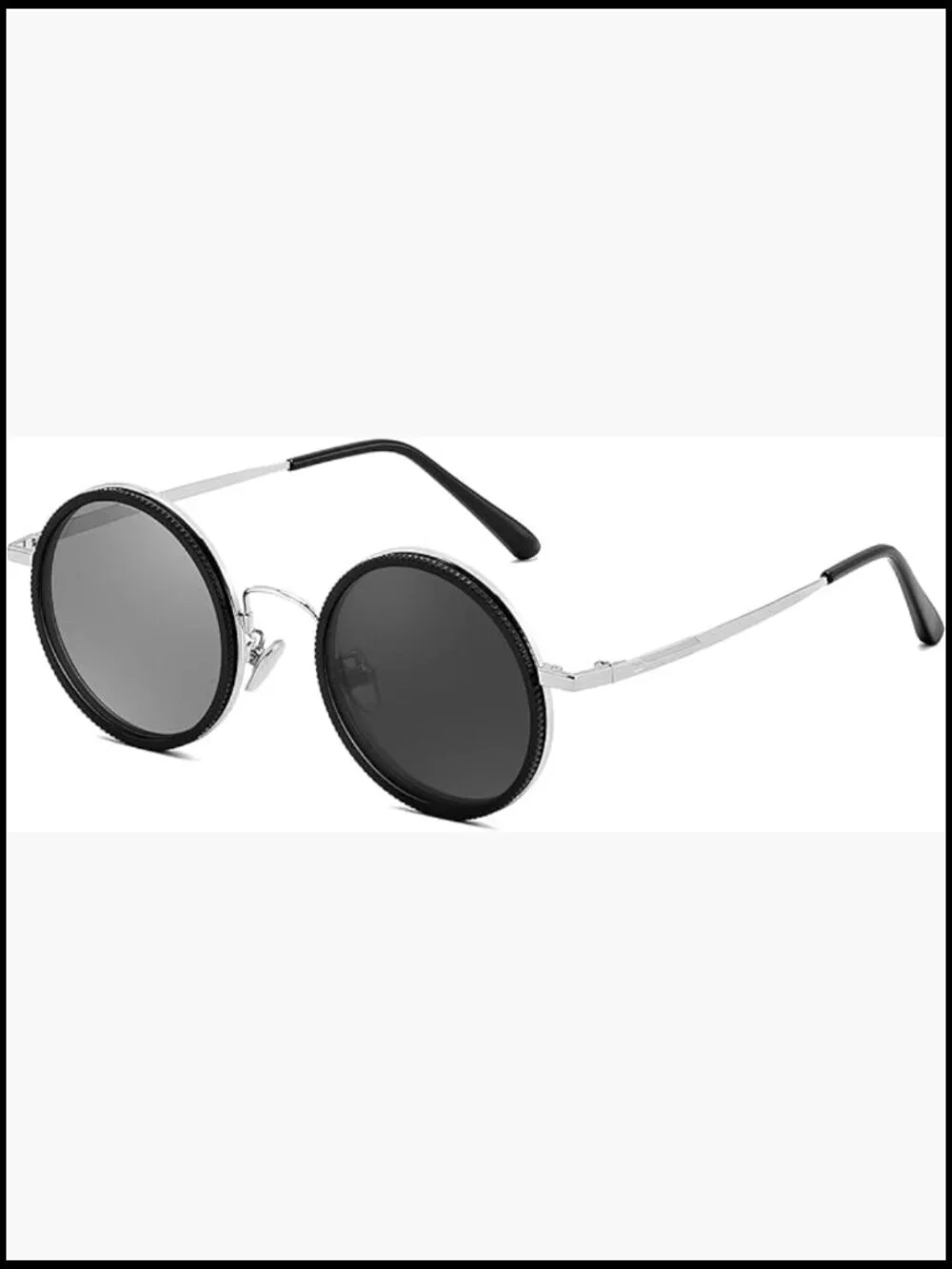 Adjustable Polarized Sunglasses, Foldable Memory Titanium Frame, Steampunk